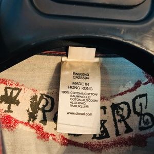 Diesel striped dress shirt